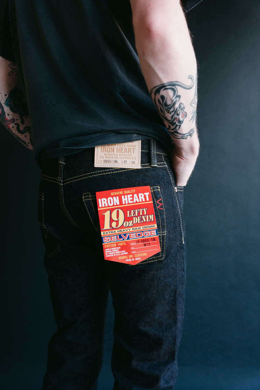Iron Heart 666 Slim Straight Cut Jeans
