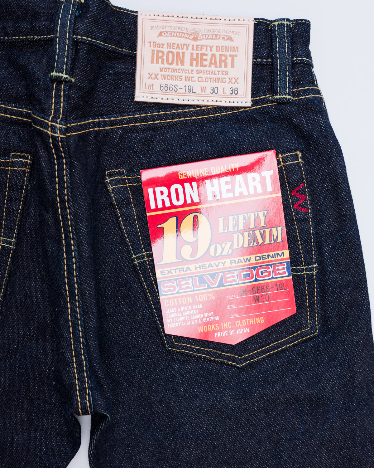 Slim Straight Jean in Japanese Selvedge Rigid Denim