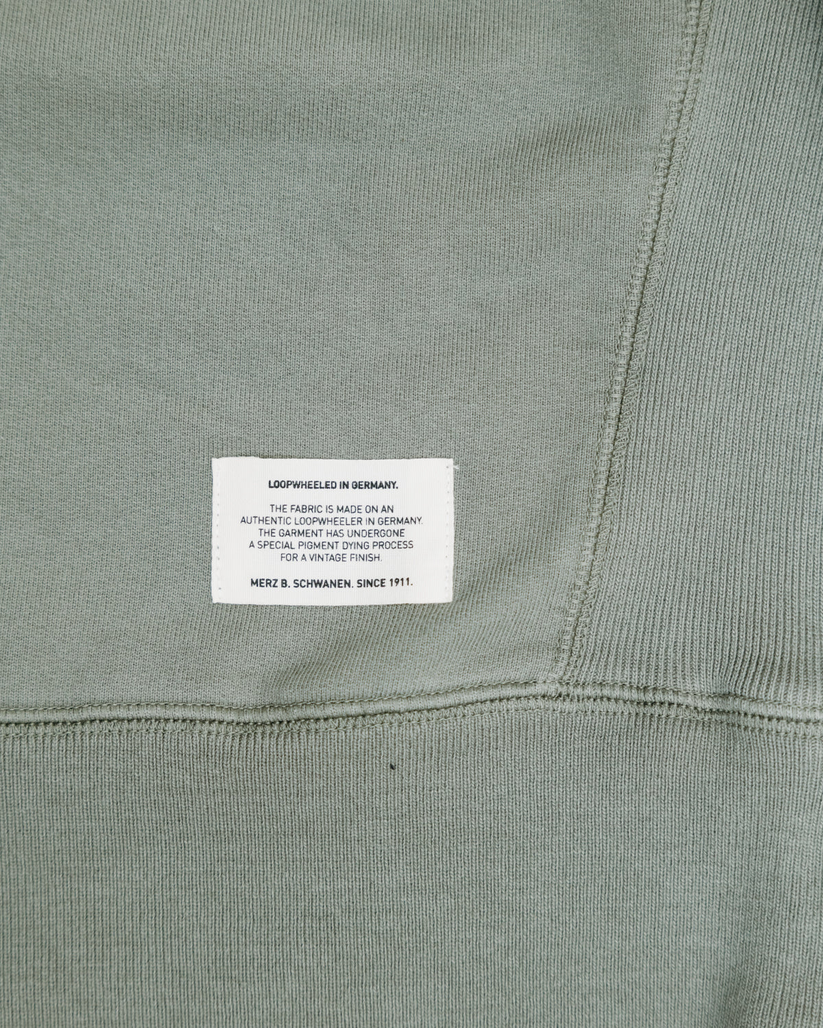 349VF.40 - 12oz Loopwheeled Sweatshirt Vintage Washed Oversized Fit - Army