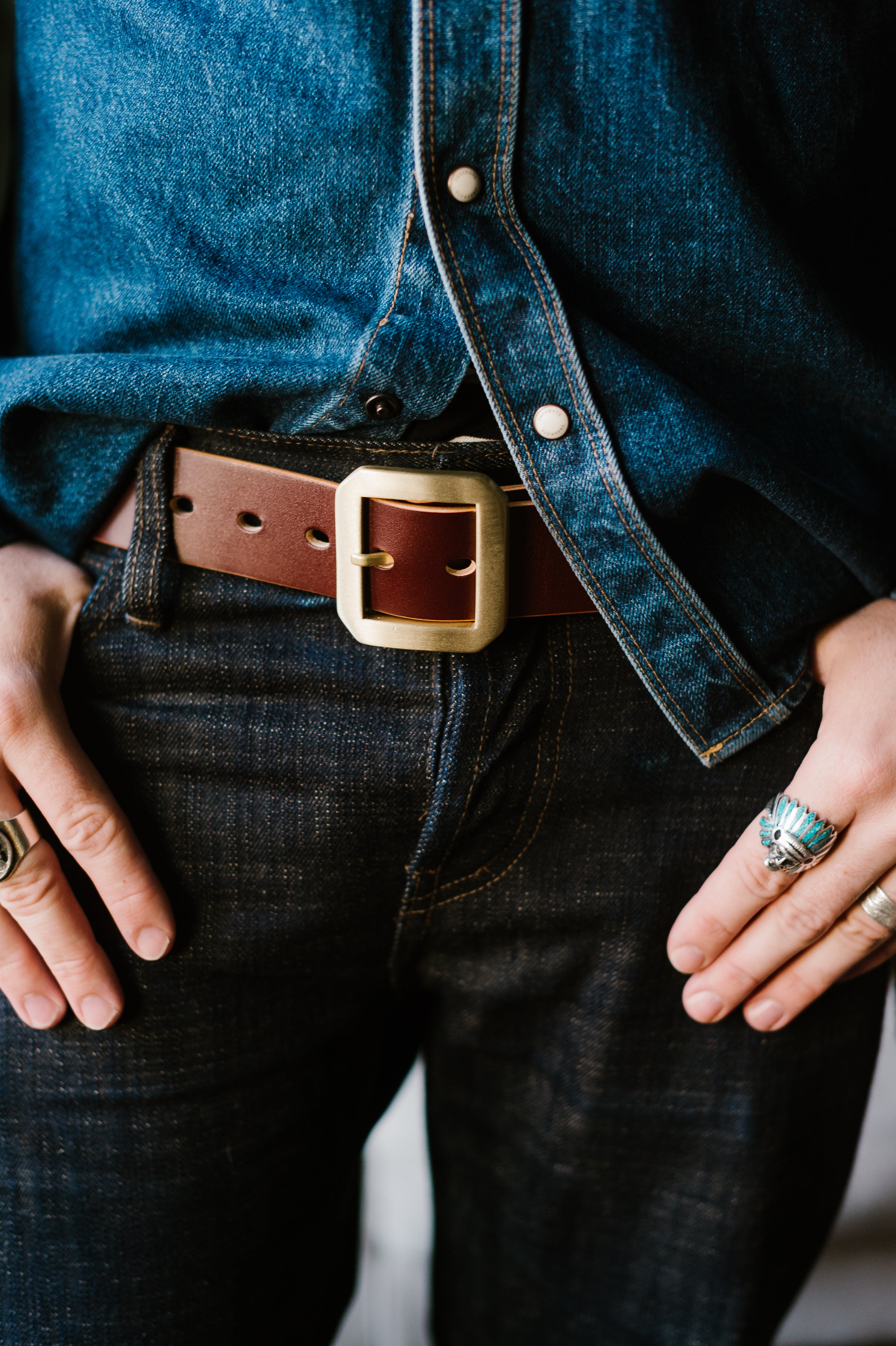Red Wing Men's Leather Belt