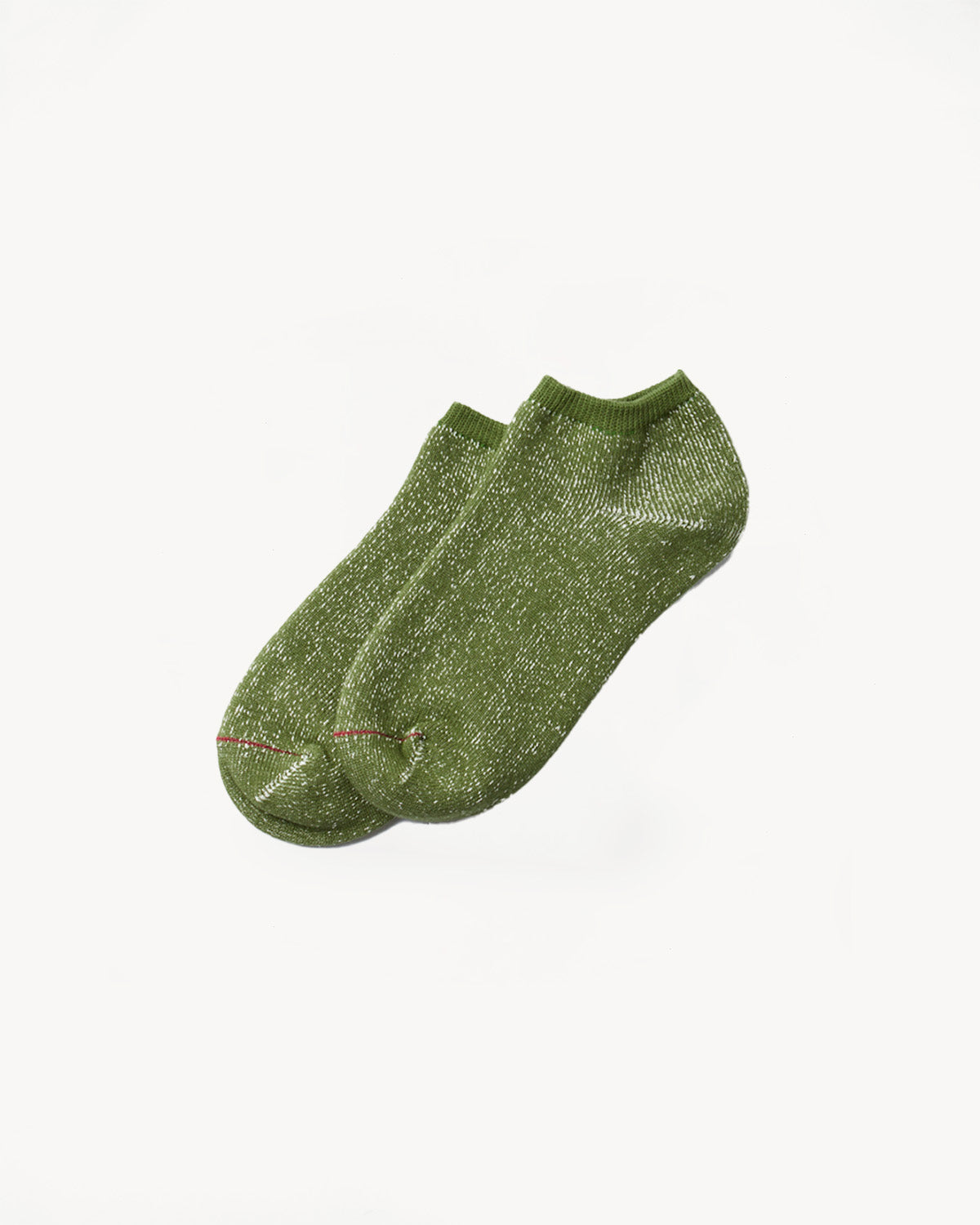 R1024 - Washi Pile Short Sock - Olive Green