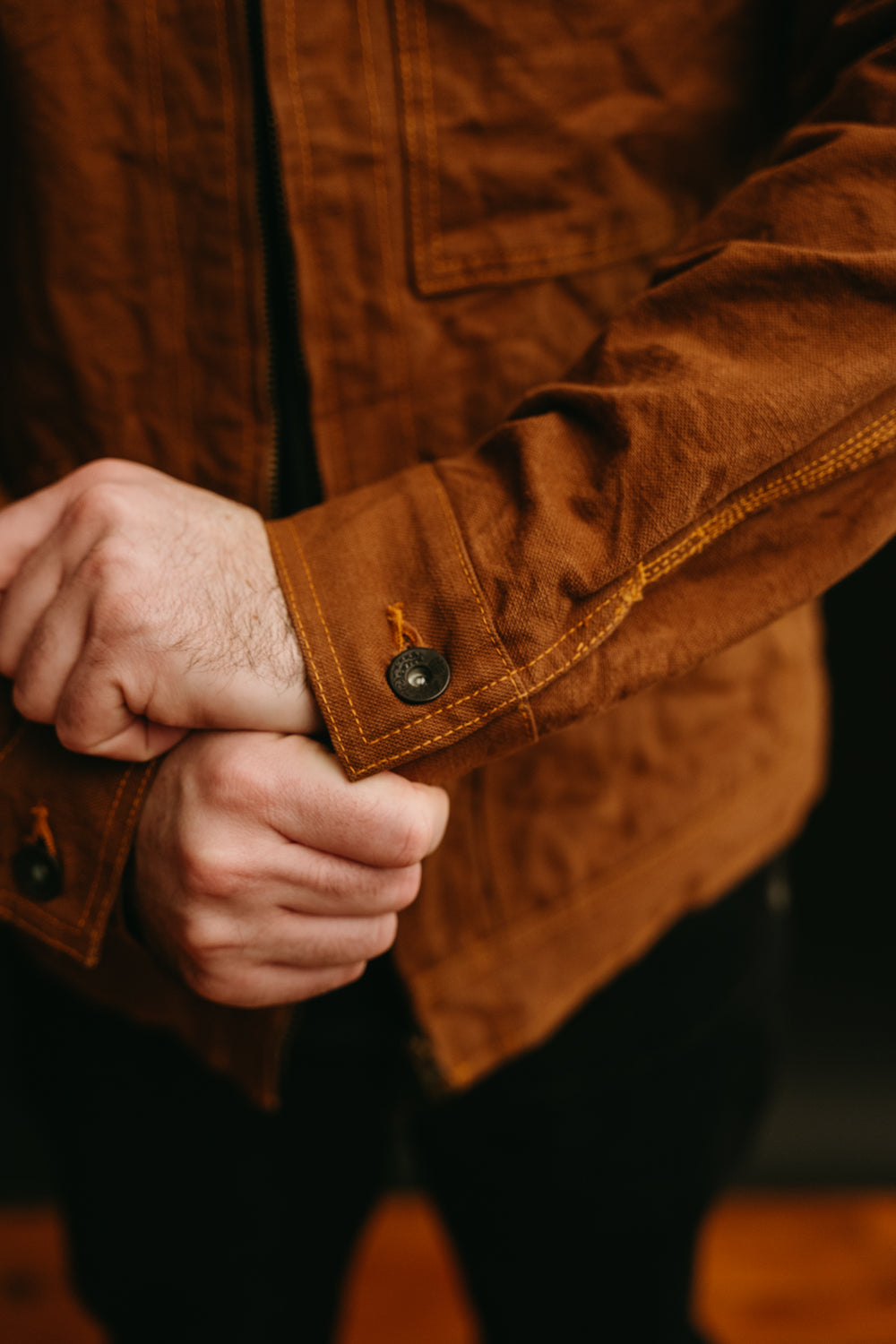 Duck canvas hotsell trucker jacket