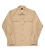 BWS-03 - 10oz Military Twill Overshirt - Sand