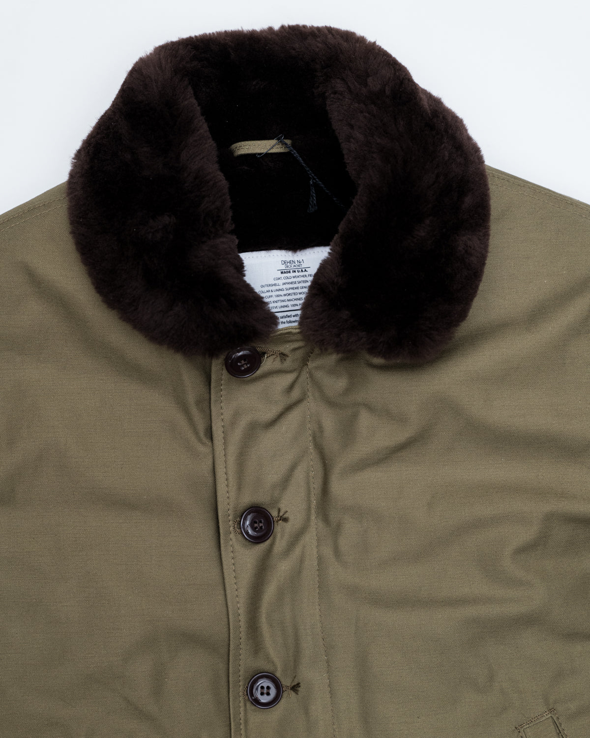 N-1 Deck Jacket - Fatigue, Brown | James Dant