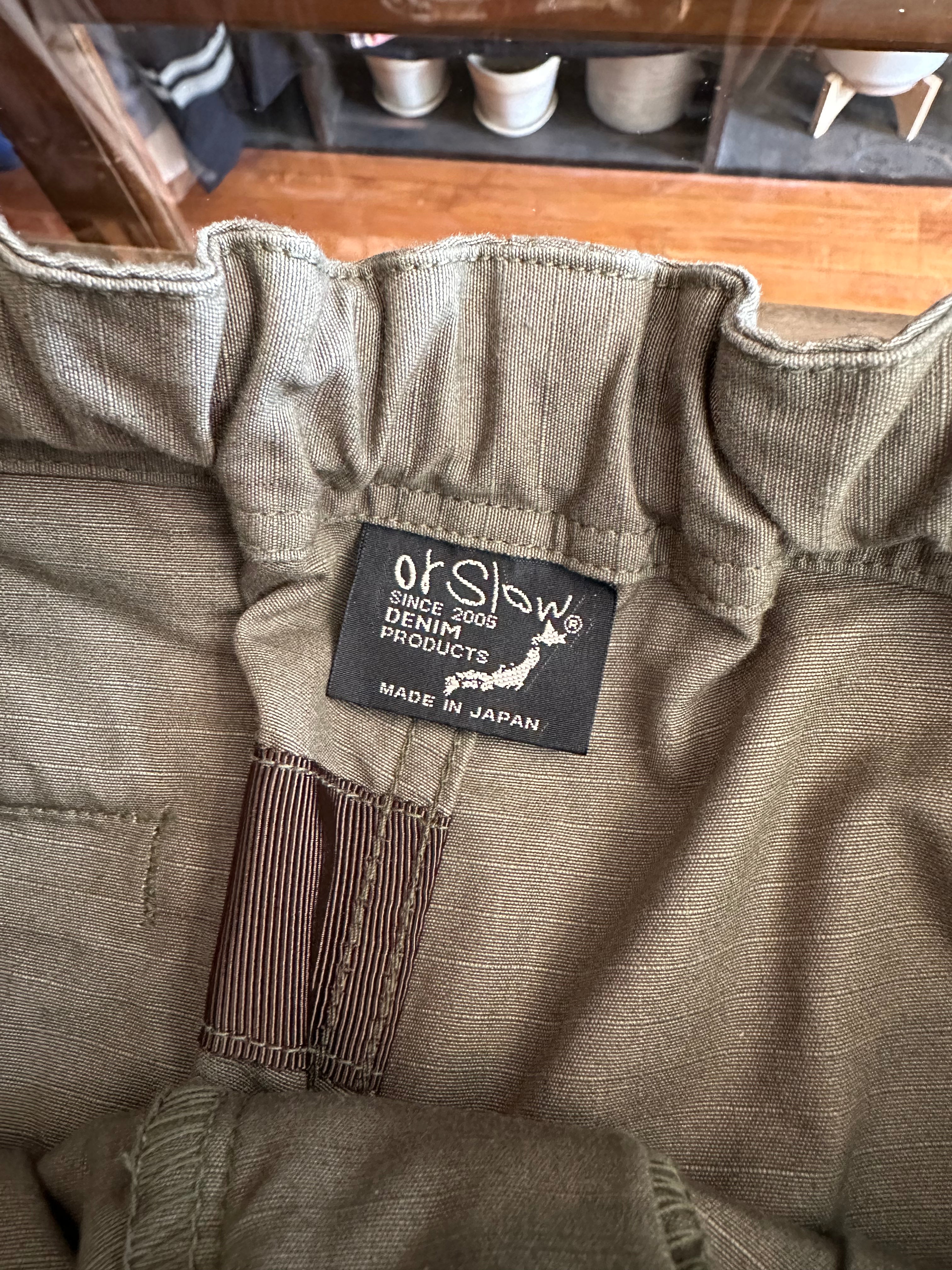 Gently Used orSlow New Yorker Shorts - Army Ripstop - 1