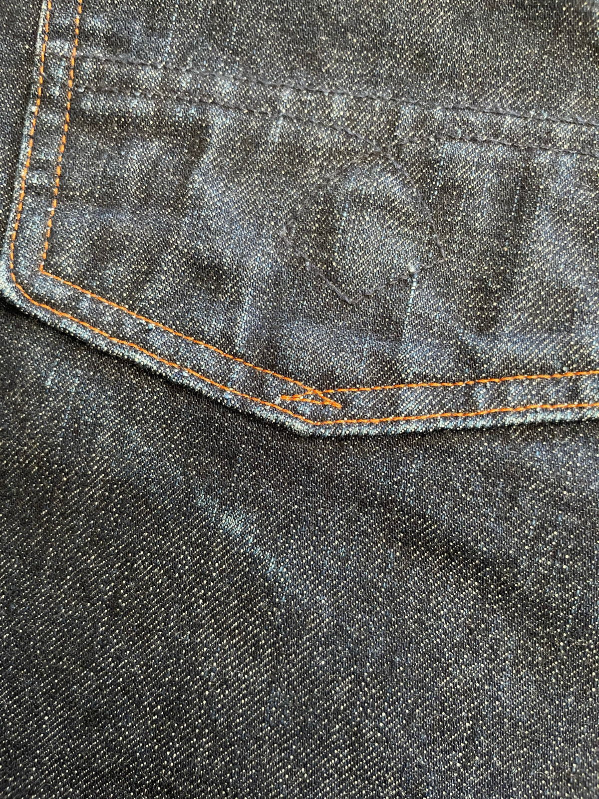 Gently Used Indigofera Buck Jeans in 18oz Selvedge - Indigo | James Dant