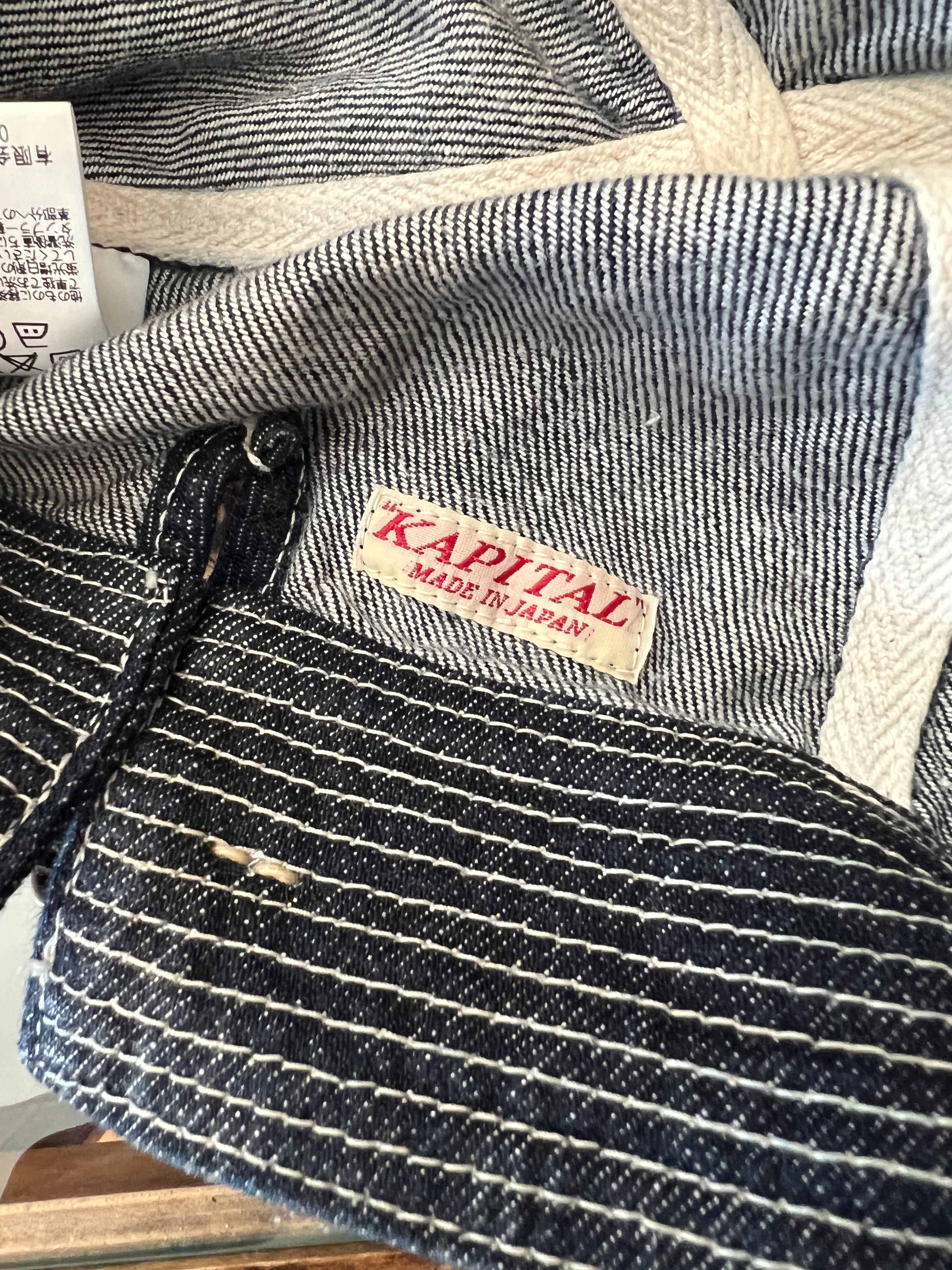 Gently Used Kapital Denim Work Cap - Indigo | James Dant