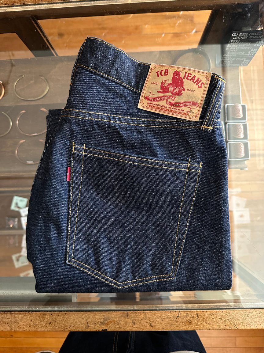 Gently Used TCB 505 Jeans - Indigo - 33