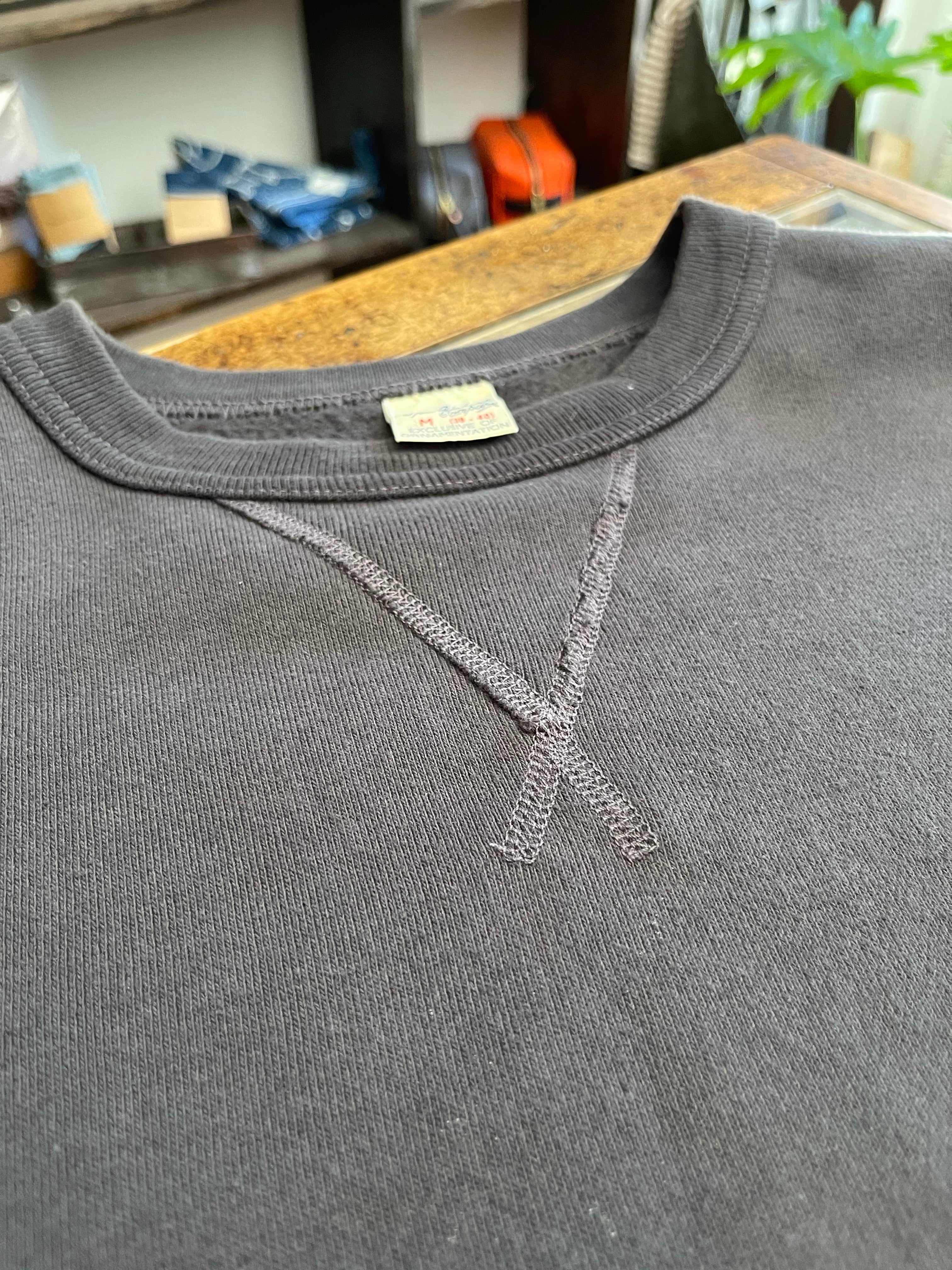 Gently Used Buzz Rickson's Loopwheel Sweatshirt - Black - Medium