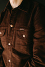 Copeland Shirt Moleskin - Dark Brown