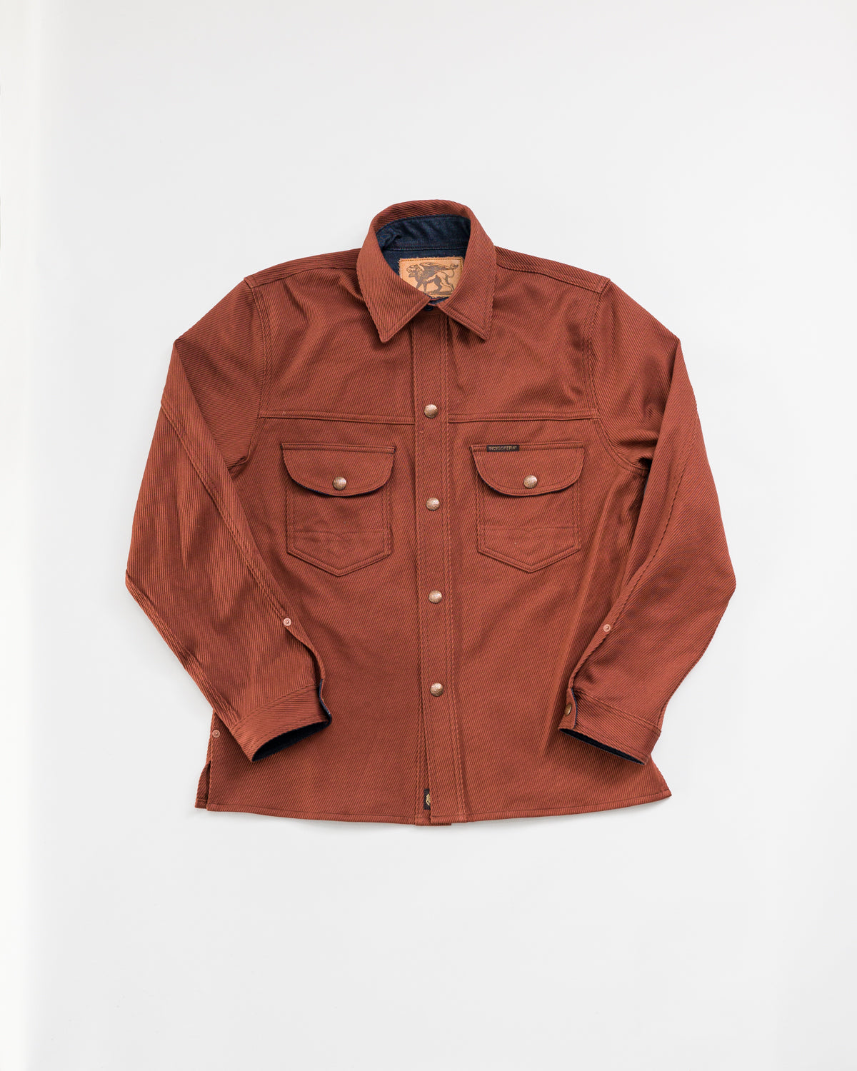 Fargo Shirt Cotton Kersey - Rust