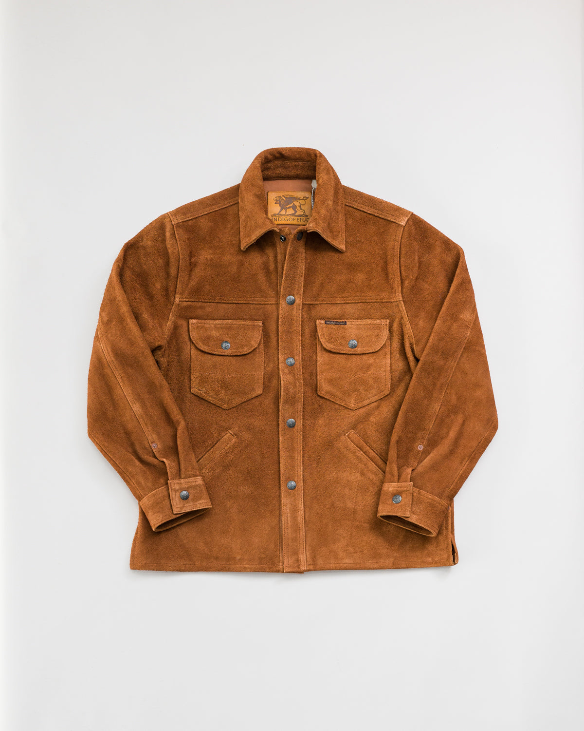 Fargo Trucker Jacket Leather - Cognac