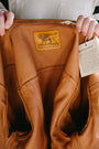 Fargo Trucker Jacket Leather - Cognac