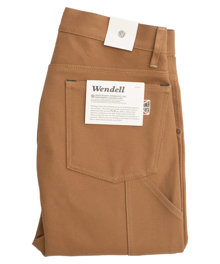 13oz - Wendell Double Knee Pant - Smithson Canvas Beige | James Dant