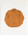 IHSH-189-BRN - 17oz Cotton Duck Work Shirt Style CPO "The UnTucked"  - Brown