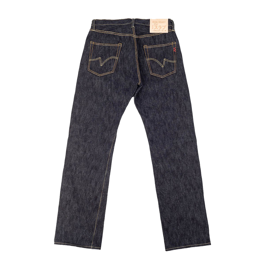 IH-634S-SLB - 16oz Slubby Selvedge Denim Straight Cut Jeans - Indigo