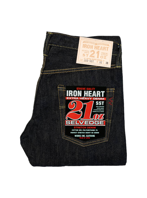 IH-666-SST - 21oz Shinayaka Selvedge Denim Slim Straight 