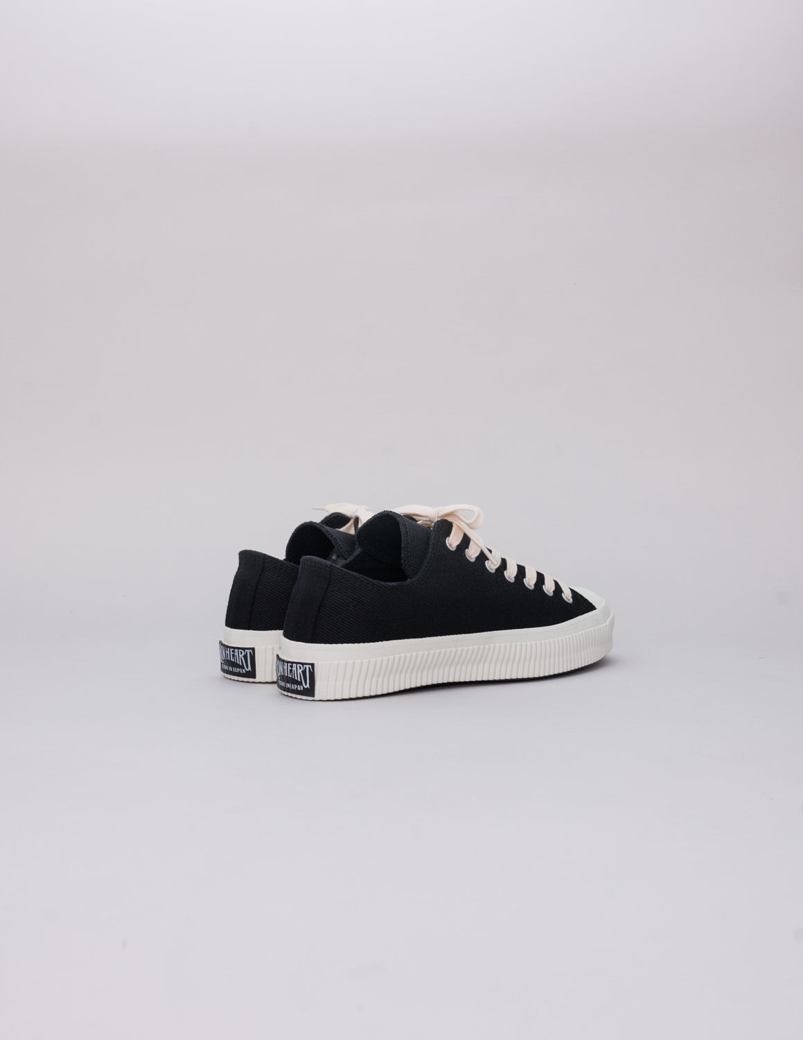 IHSN-01-BLK - 21oz Non-Fade Denim Low-Top Sneakers - Superblack