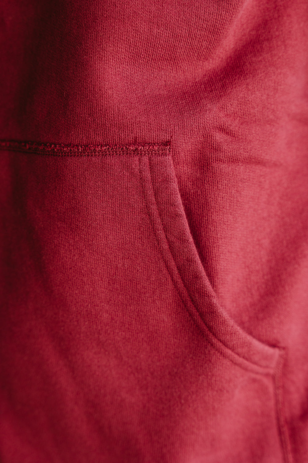 IHSW-49-BUR- 14oz Ultra Heavyweight Loopwheel Cotton Hoodie - Burgundy