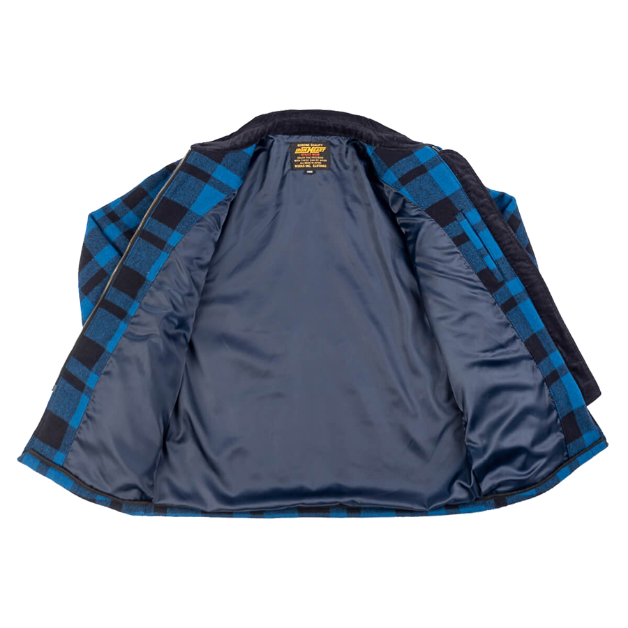 IHW-18-BLU - Wool Bush Jacket - Blue