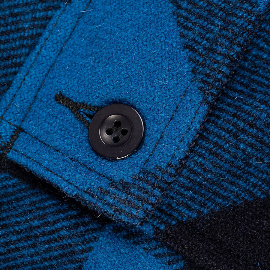 IHW-18-BLU - Wool Bush Jacket - Blue | James Dant