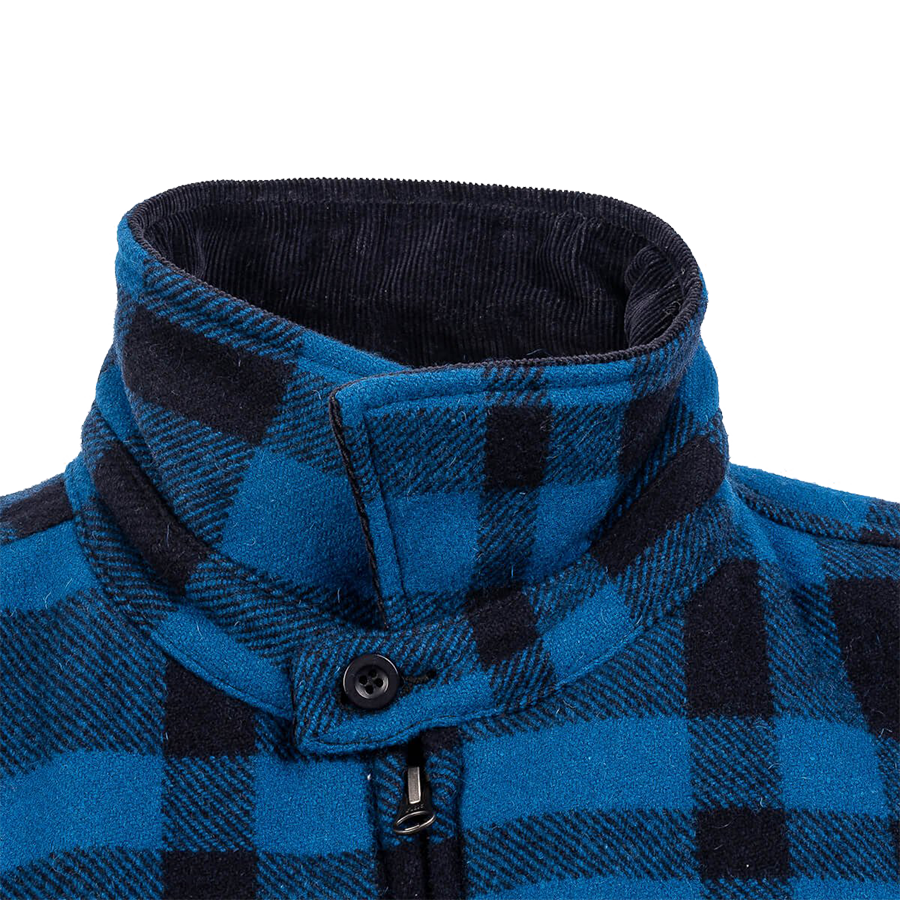 IHW-18-BLU - Wool Bush Jacket - Blue