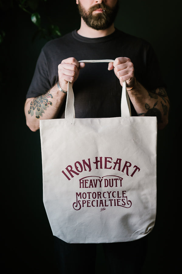 Embroidered Custom Canvas Tote // the Ironic Canvas Tote 