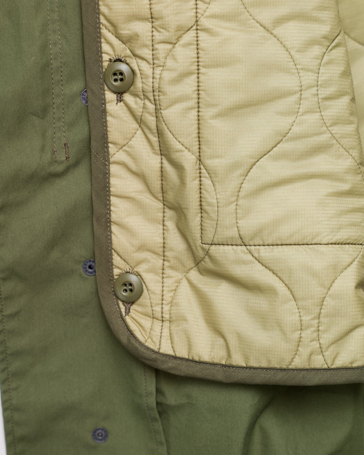 IHM-38-OLV - 5oz Quilted Lining M-51 Type Field Coat - Olive 