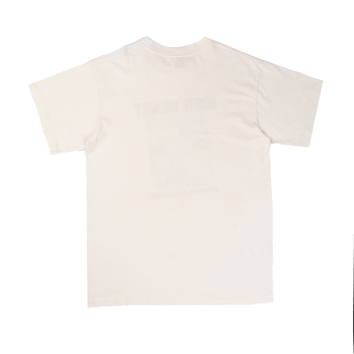 IHT-2105-WHT - 7.5oz Printed Loopwheel Crew Neck T-Shirt - White