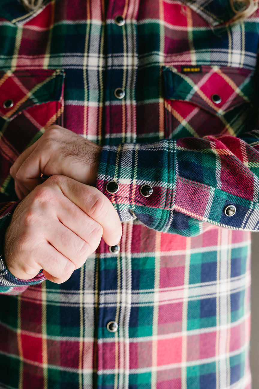 UES Heavy Flannel Shirt Red