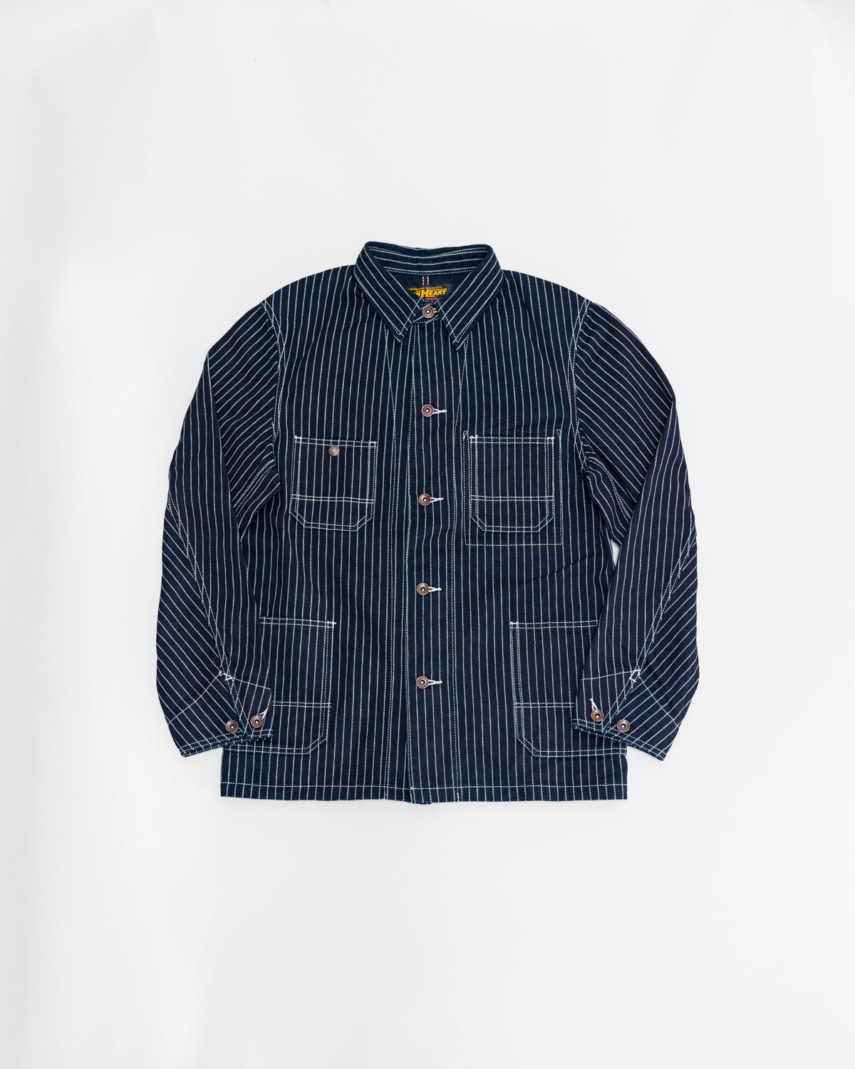 IHJ-103-IND - 12oz Wabash Chore Jacket - Indigo