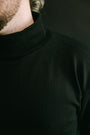 Pima Highneck Sweater - 07 Black