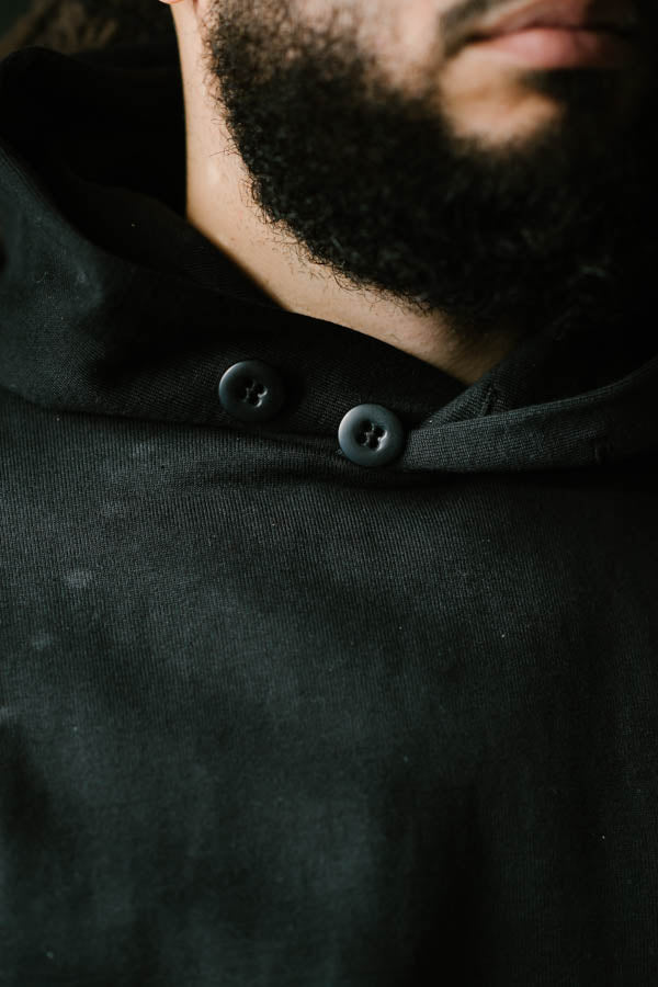 Dotsume Pullover Parka - 07 Black | James Dant