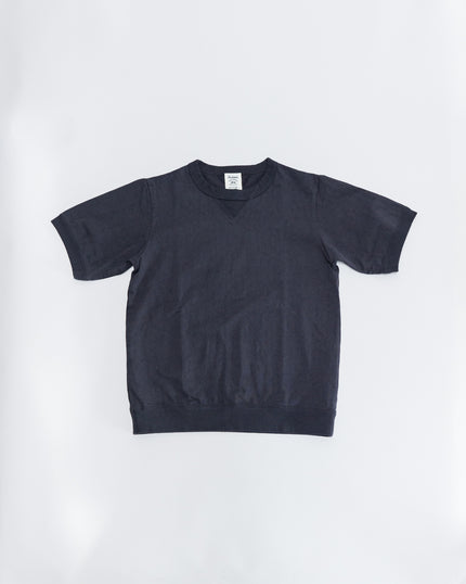 Dotsume Rib T-Shirt - 77 Sumikuro