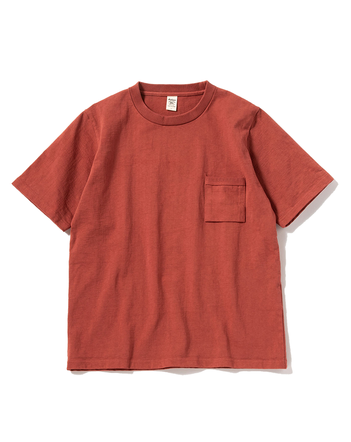 Dotsume Pocket T-Shirt - 158 Tabasco
