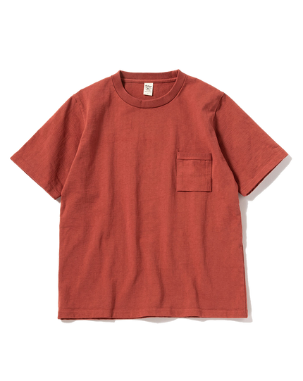 Dotsume Pocket T-Shirt - 158 Tabasco