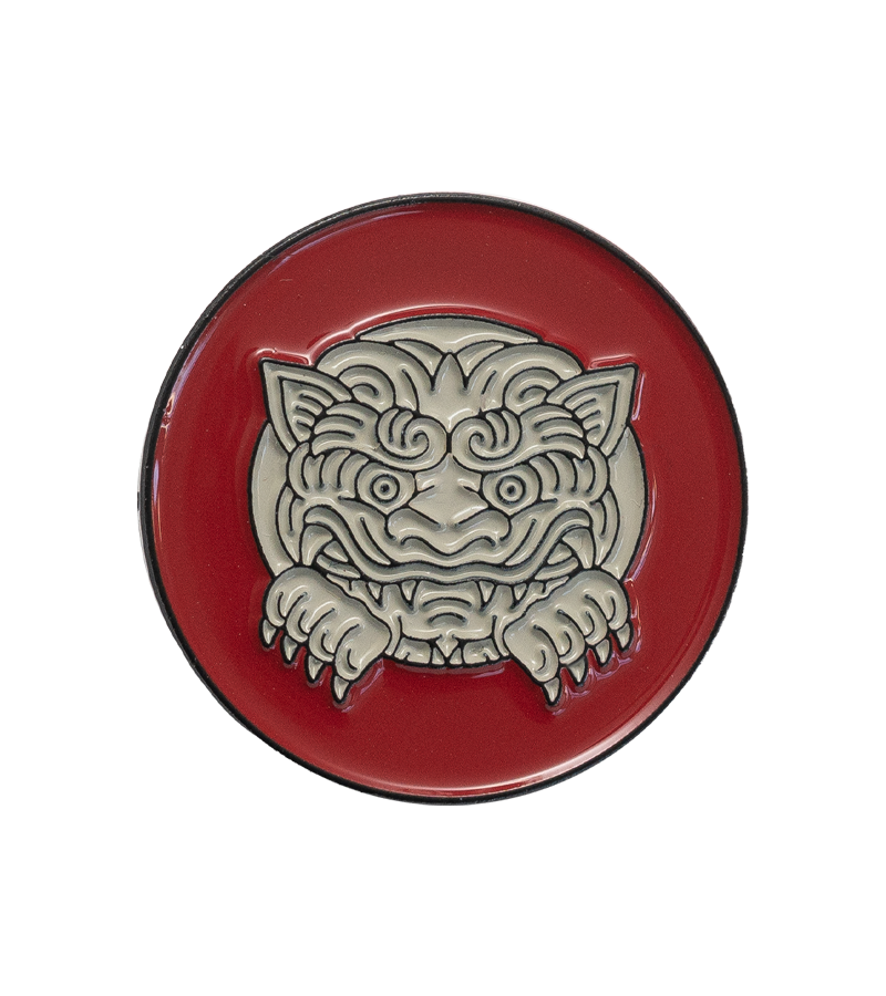 Sneak Peek Gargoyle Pin - Red