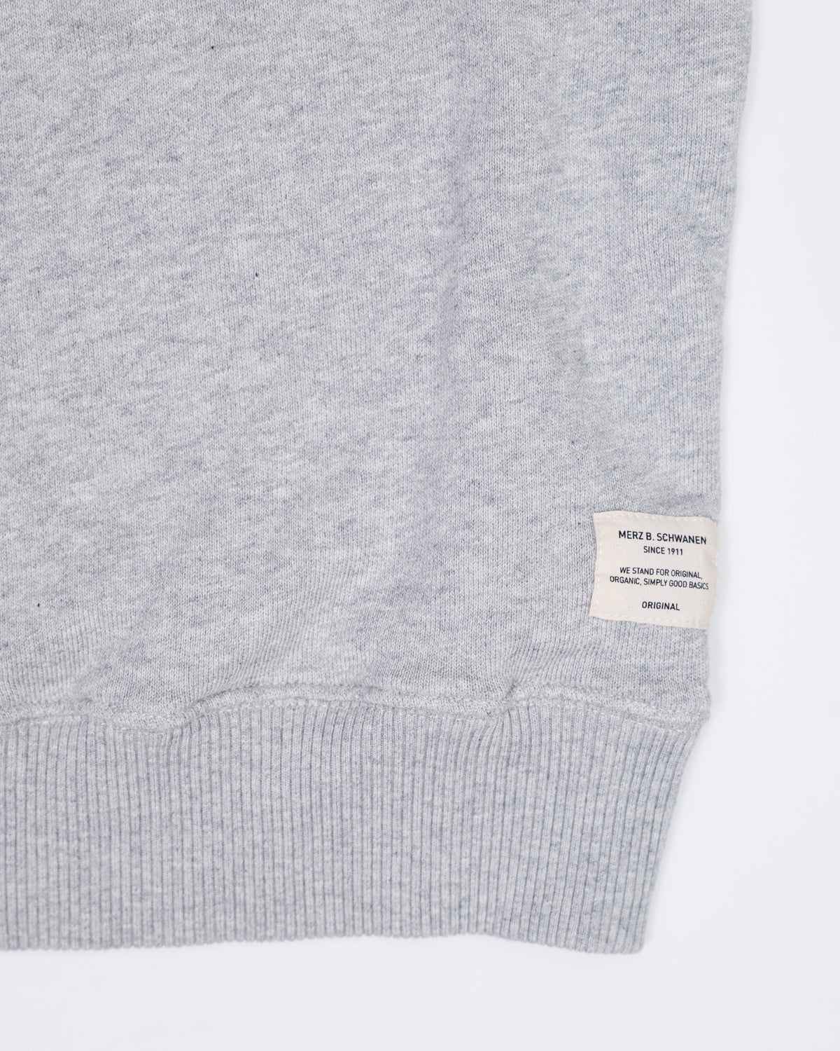 RGSW02.80 - 11.3oz Short Sleeve Sweatshirt Relaxed Fit - Grey Marl