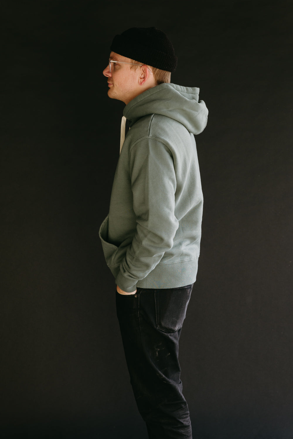 HD31.402 - 13oz Athletic Hoodie Relaxed Fit - Green Stone