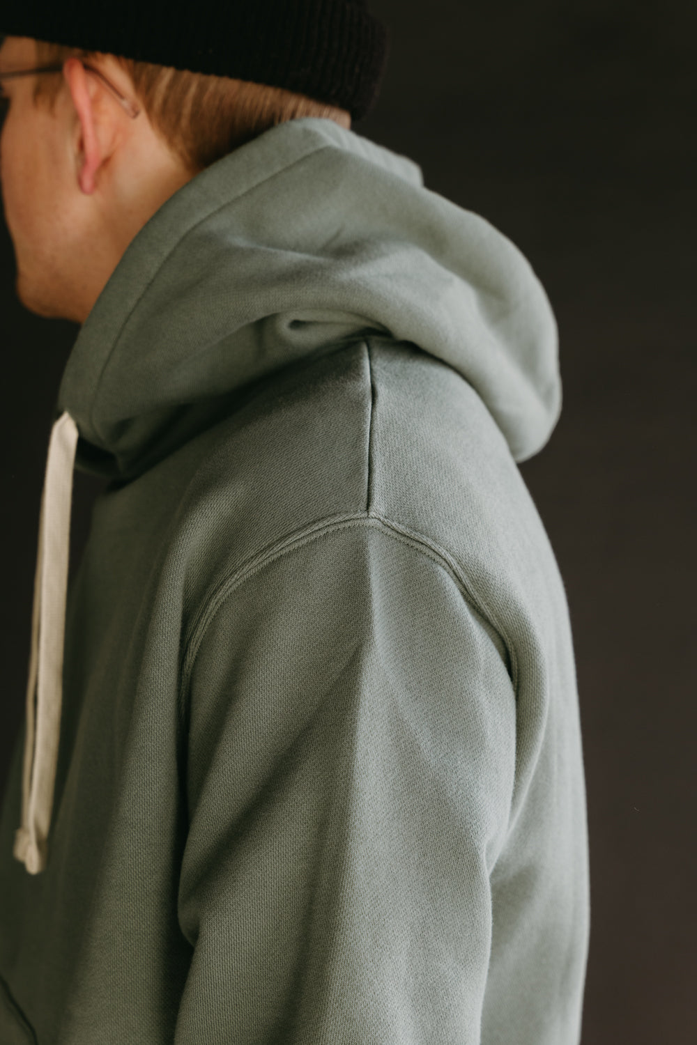 HD31.402 - 13oz Athletic Hoodie Relaxed Fit - Green Stone | James Dant