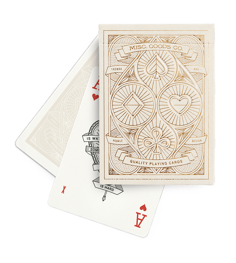 Ivory Deck of Playing Cards