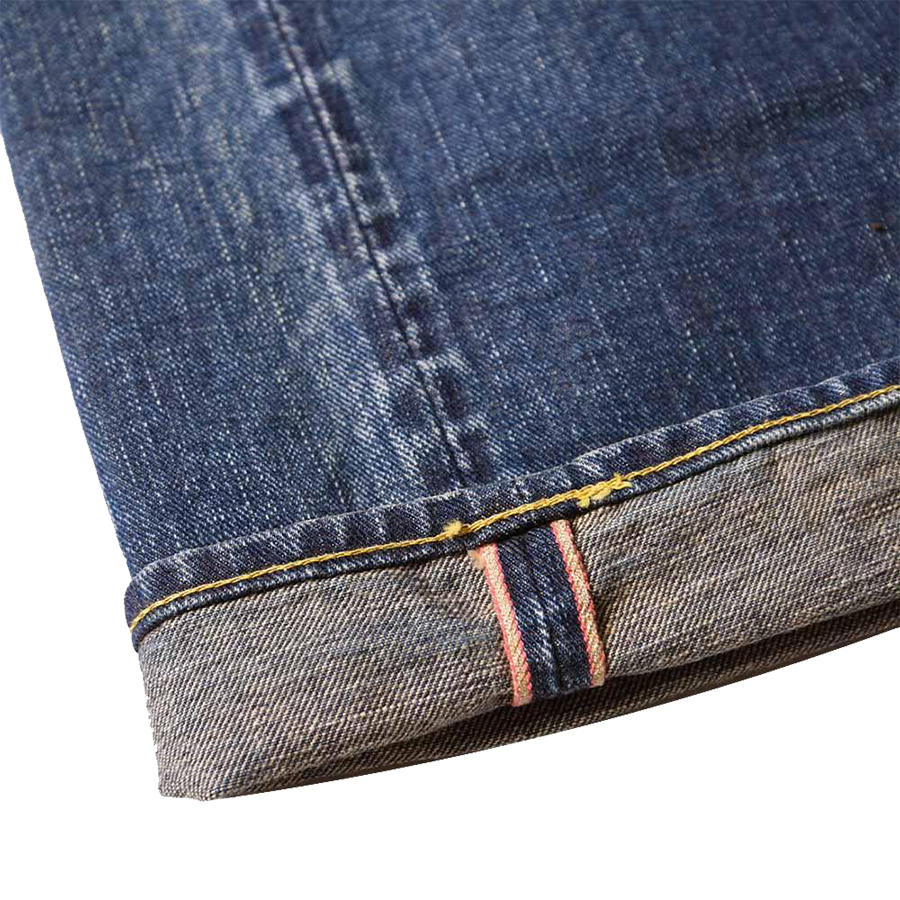 15THL06 - 15.7oz Anniversary Selvedge Jeans Left Hand Twill - Natural Tapered