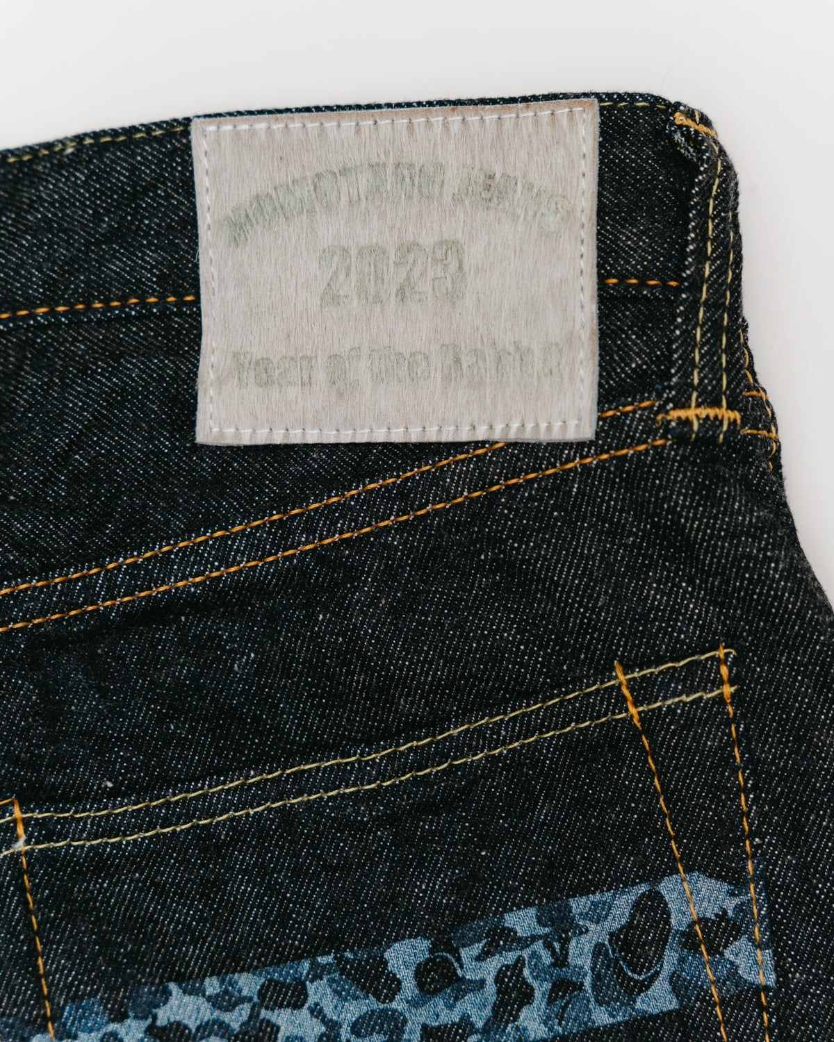 cune mammoth rabbit design denim jeans - dzhistory.com