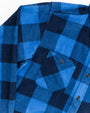 MLS1010M23 - Original Herringbone Check Shirt - Indigo