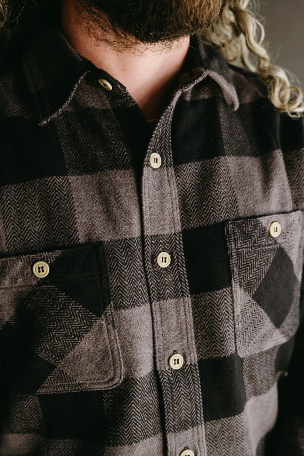 MLS1020M23 - Original Herringbone Triple-Yarn Twill Check Shirt 