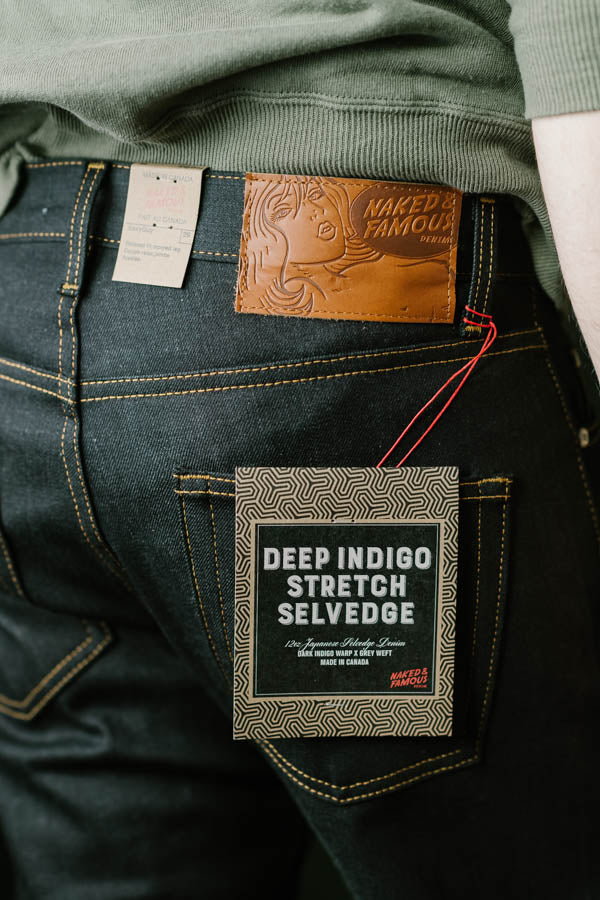 12oz - Deep Indigo Stretch Selvedge - Easy Guy