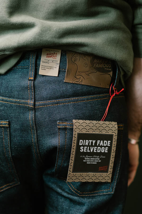 14.5oz - Dirty Fade Indigo Selvedge - Easy Guy