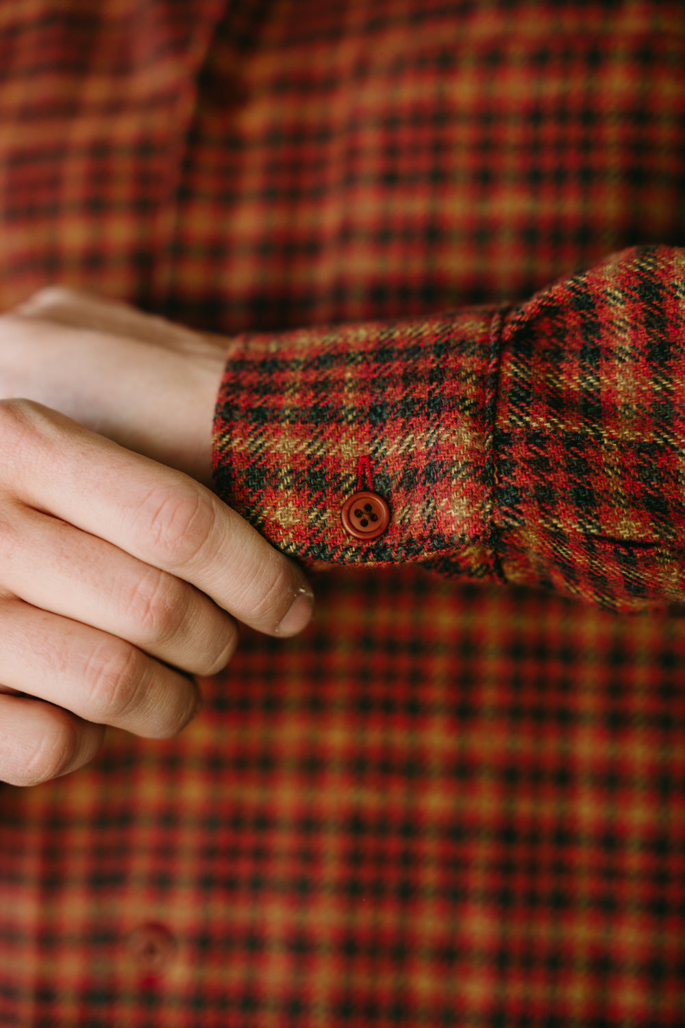 Easy Shirt - Heavy Vintage Flannel - Red