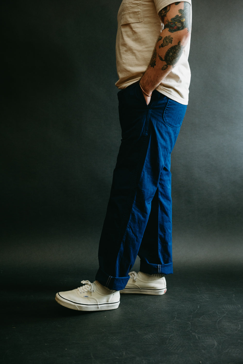 03-5000-03 - French Work Pant - French Blue | James Dant