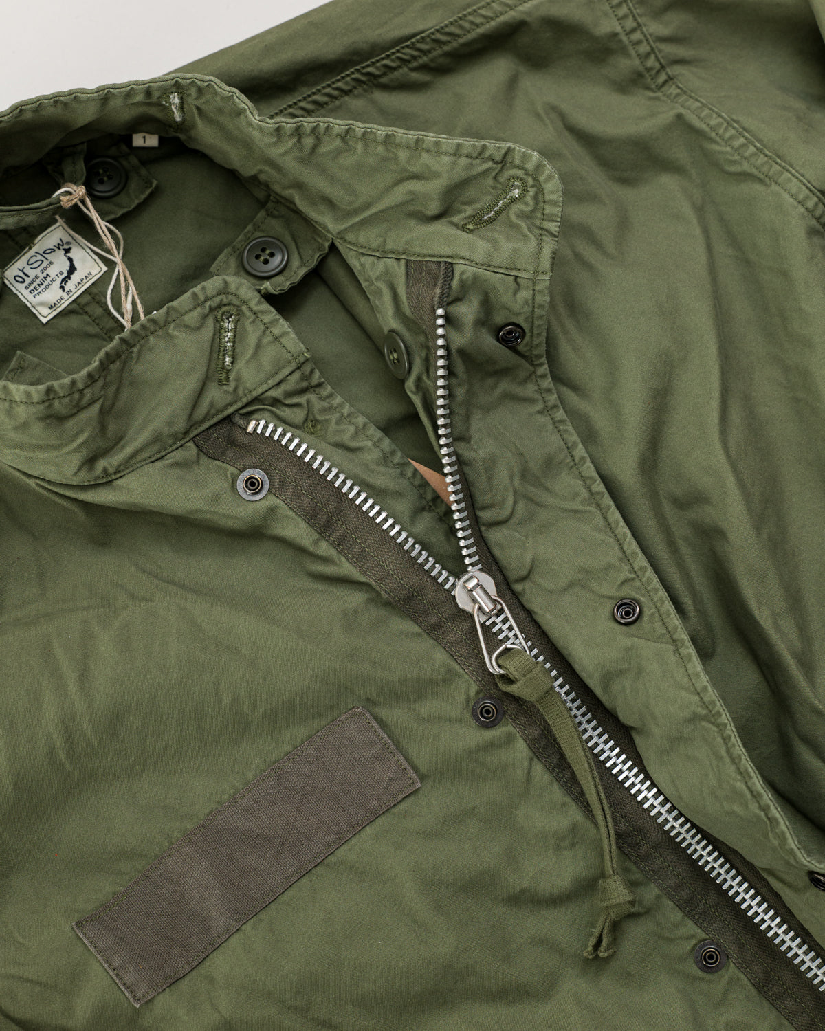 03-6065- 76M - M65 Fish Tail Coat - Army Green